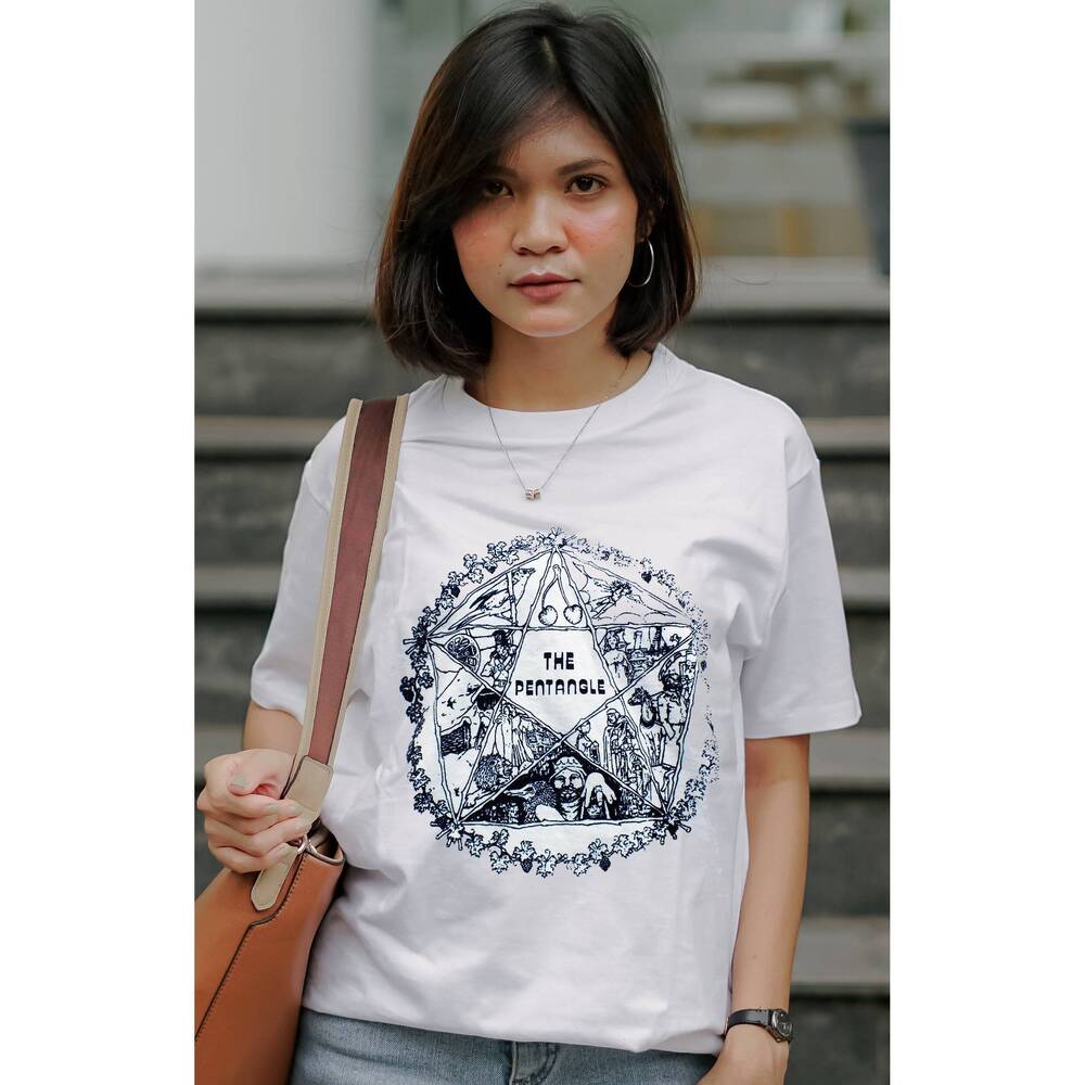 Pentangle T-Shirt - Hand Screen-Printed